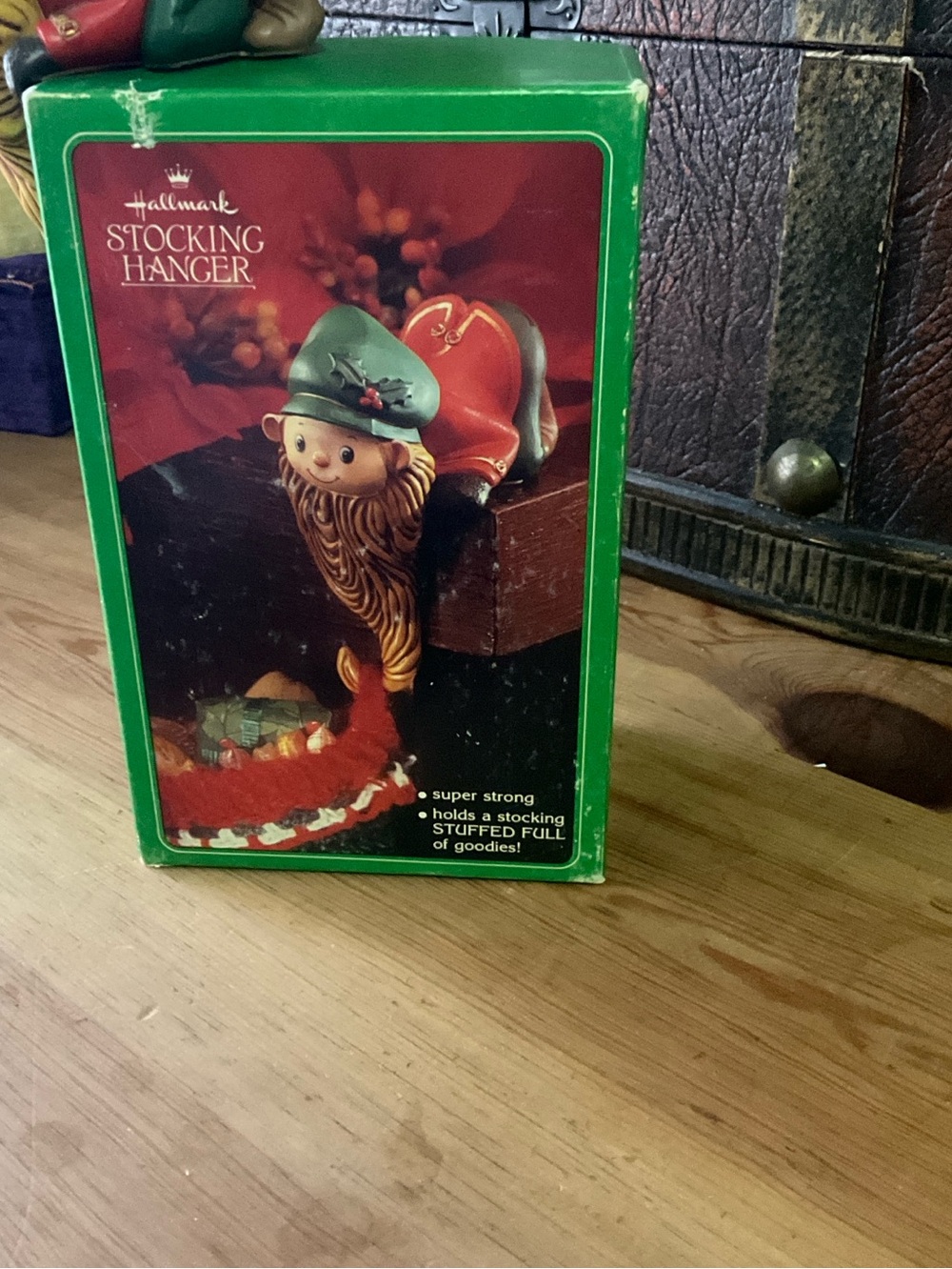 Hallmark Green and Red Elf Stocking Hanger